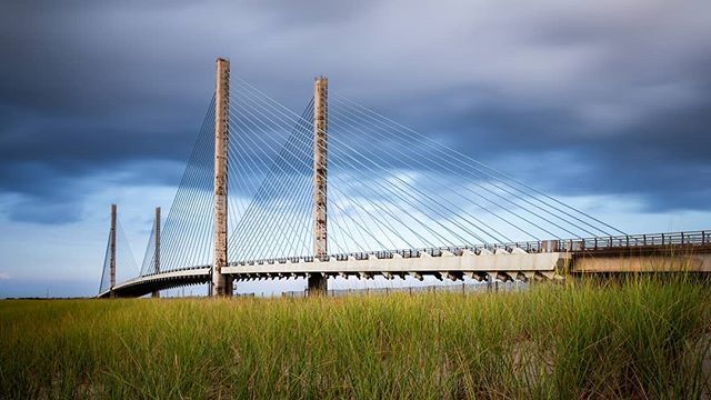 DaveBrycePhoto's tweet photo. The Indian River Inlet Bridge is a cable-stayed bridge designed by @Skanska. The bridge is 2,600 feet long and spans 950 feet. Its located within the Delaware Seashore State Park. https://t.co/zYRUFwPeDL https://t.co/YnTnKacI4Q