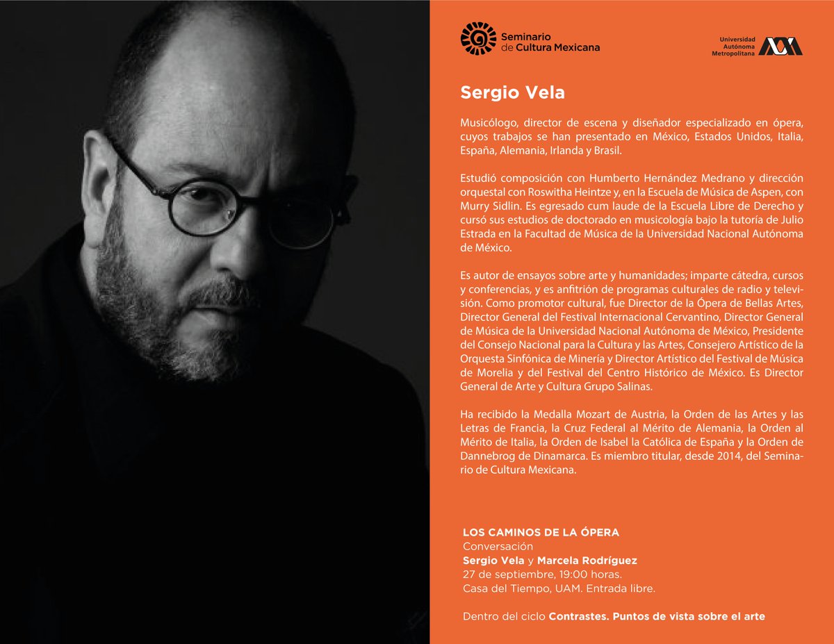 En colaboración con la Coordinación de Difusión Cultural de la Universidad Autónoma Metropolitana nos complace anunciar el ciclo de conferencias "Contrastes. Puntos de vista sobre el arte".