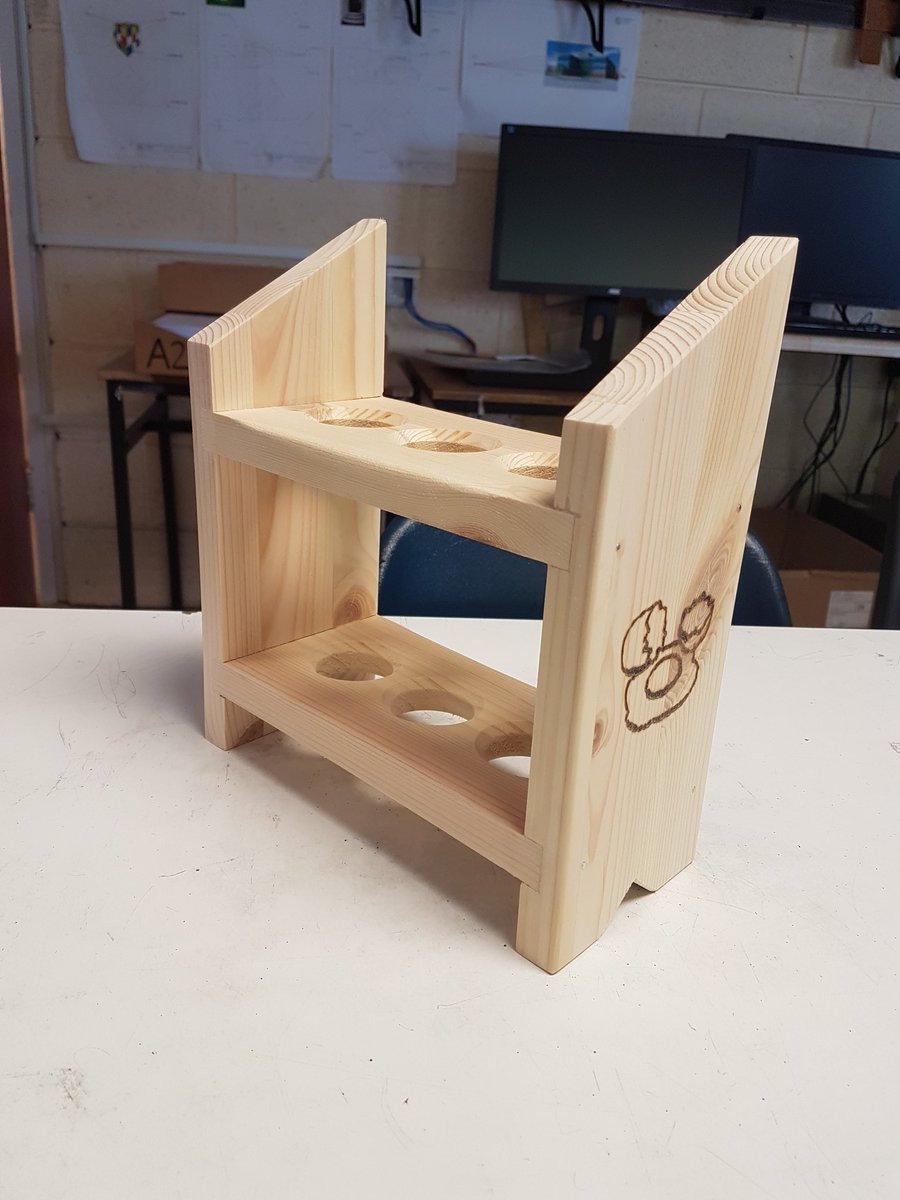 2nd Year Egg holders. First project of the year. Lots of features suitable for personalisation