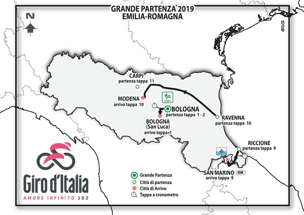 Giro d'Italia 2019. In Emilia-Romagna la grande partenza bdc-mag.com/giro-ditalia-2… @giroditalia @shiftactivemedia @rcssport