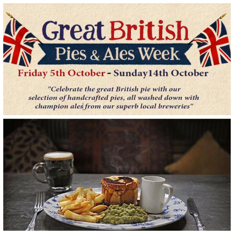 Join us from the 5th October for our delicious Great British Pie and Ale week! 🥧 🍻 
#pub #mondaymotivation #allostock #holmeschapel #countryside #food #drink #foodie #ale #cheshire
