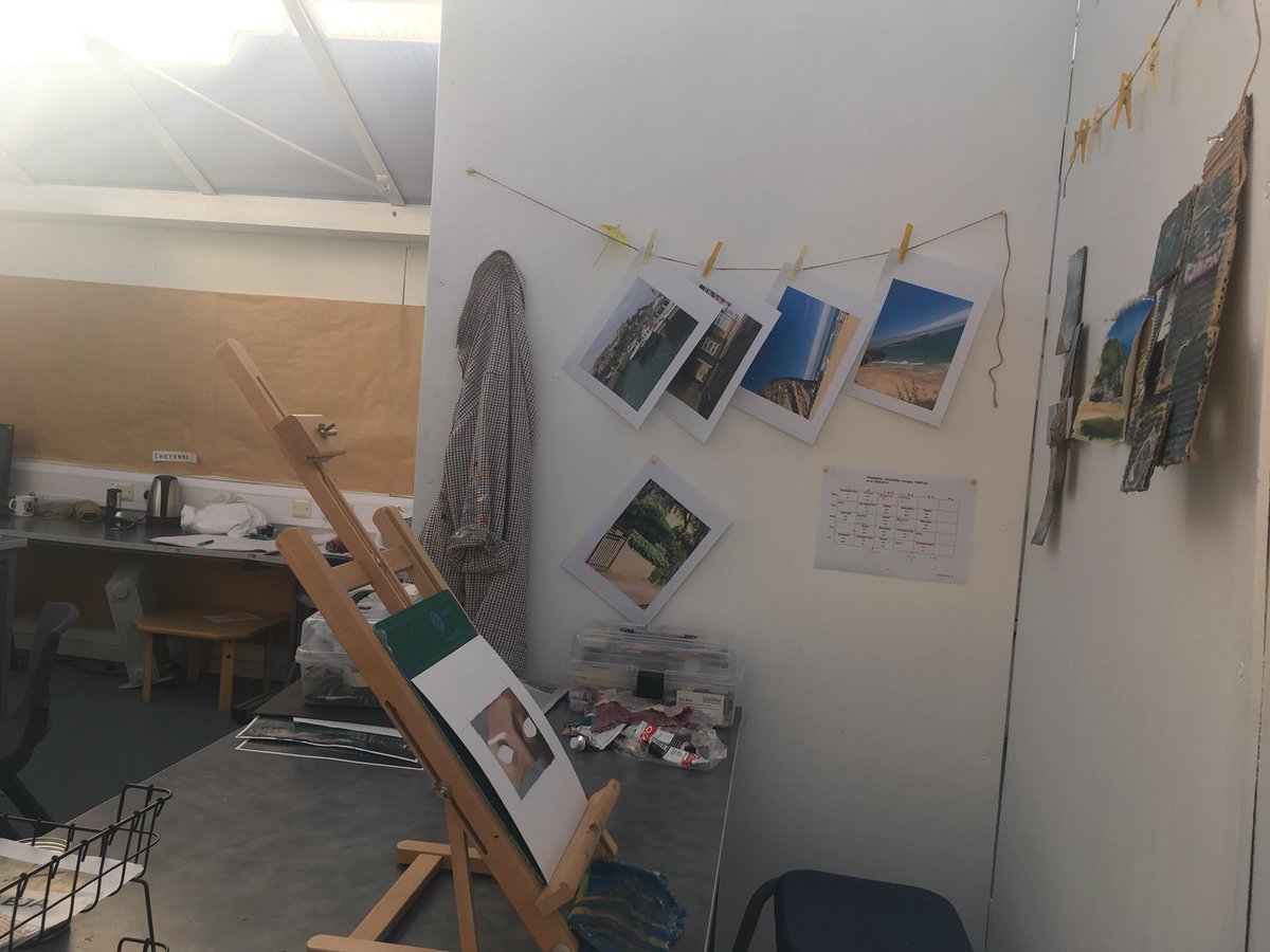 Yr 13 Fine Art students have moved in to their work spaces. Loving the work and personalisation of them that they are starting to add. <a href="/OssettAcademy/">Ossett Academy</a> <a href="/AccordSixth/">Accord Sixth Form</a>