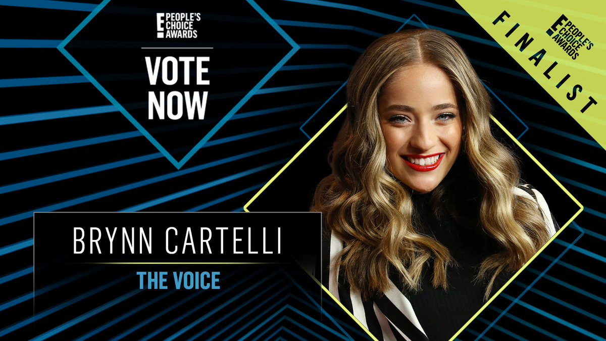 Vote for Brynn Cartelli from The Voice by retweeting this post: #BrynnCartelli #TheCompetitionContestant #PCAs