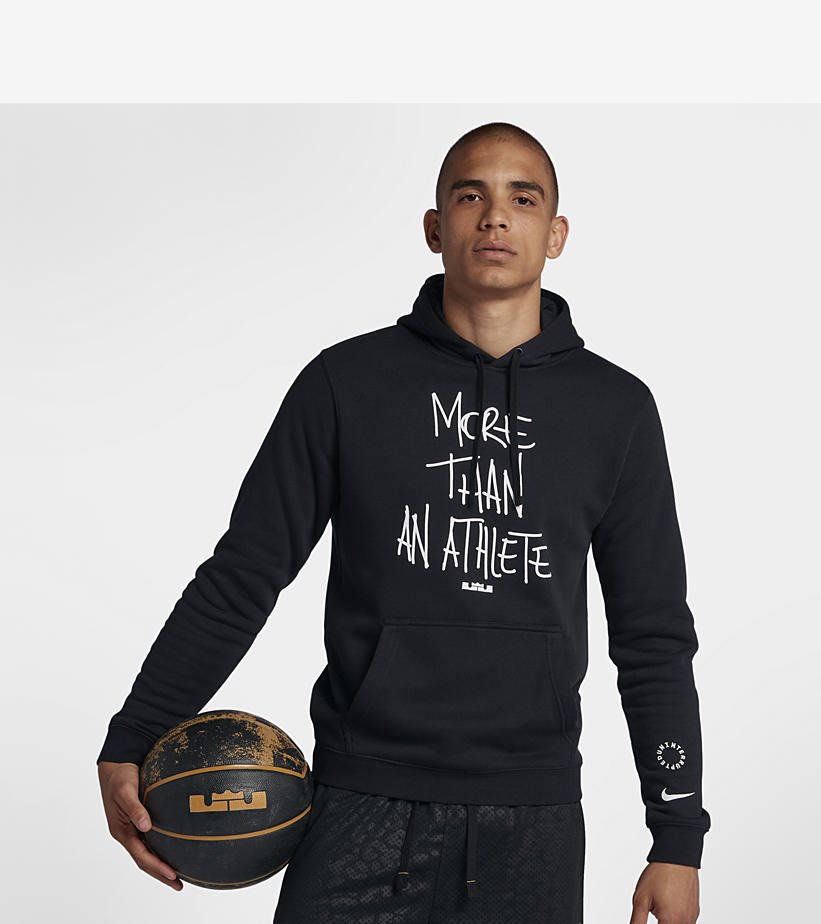 nike men's lbj pullover hoodie