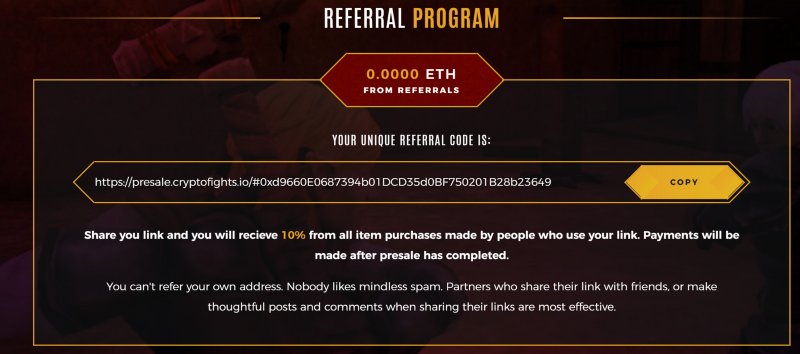 CryptoFights's tweet photo. Have you joined our referral program? The details are here! 
https://t.co/FDpAXzOJif 

#AdoptionIsEverything  #GameDev #indiedev #ethereum  #gaming #blockchain #blockchaingaming #crypto #cryptocurrency #cryptogaming #cryptofights #multiverse https://t.co/tMprtEauin