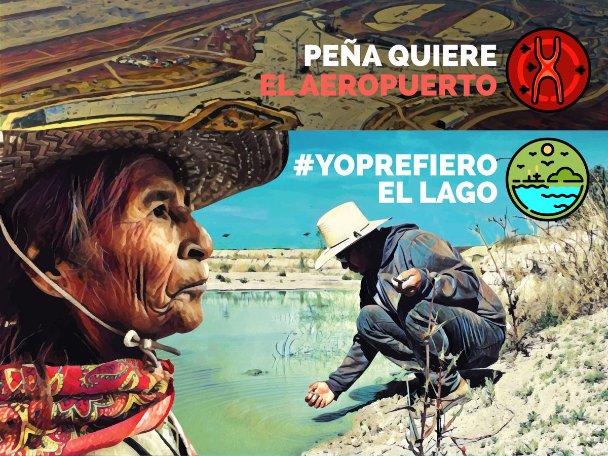 Mexican president Peña Nieto wants a new airport; #YoPrefieroElLago = I prefer the lake! Communities and environmental activists continue to defend the land from construction of an untenable, costly &amp; corrupt airport <a href="/todosvsNAICM/">#YoPrefieroElLago Rescatando el lago de Texcoco</a> <a href="/AtencoFPDT/">Atenco FPDT</a>