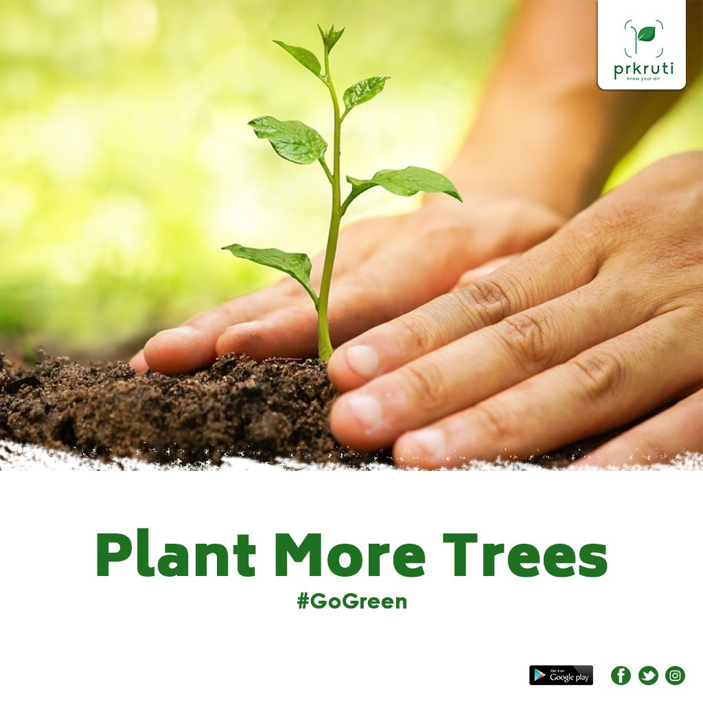 prkruti_air's tweet photo. Plant a tree! Go Green and make conscious efforts to enhance nature.
Install @prkruti_air: https://t.co/OvDSan9TWe
Download Prkruti: https://t.co/W7NQtBVbiO
#Prkruti #Airpollution #Climatechange #Breathefree #AirQuality
#GoGreen https://t.co/14y67XcStw