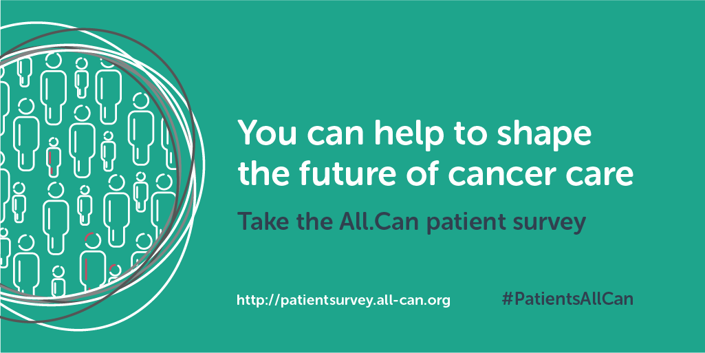 LieveWierinck's tweet photo. The @AllCanGroup patient survey has recently launched in several countries. If you’re a cancer patient, this is a fantastic opportunity to have your voice heard. Help shape the future of cancer care today. #PatientsAllCan  https://t.co/YrBkMlc2hm https://t.co/wPAFFZjXHA