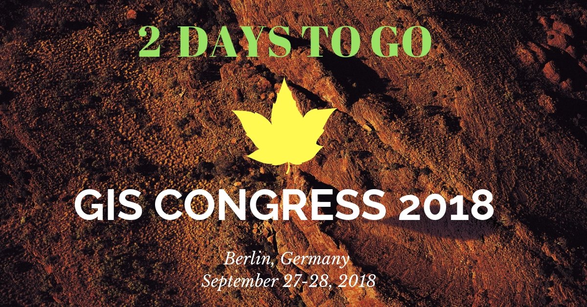 Giscongress's tweet image. 2 days to go...!!!!
Find more GIS and Remote Sensing updates on: …esensing.environmentalconferences.org  
Sessions on GIS and Remote Sensing : #Geodynamics #Spatial_Analysis_with_GIS #GIS_RS_in_Climate_Change.
Confirm your participation to relish the scientific experience.