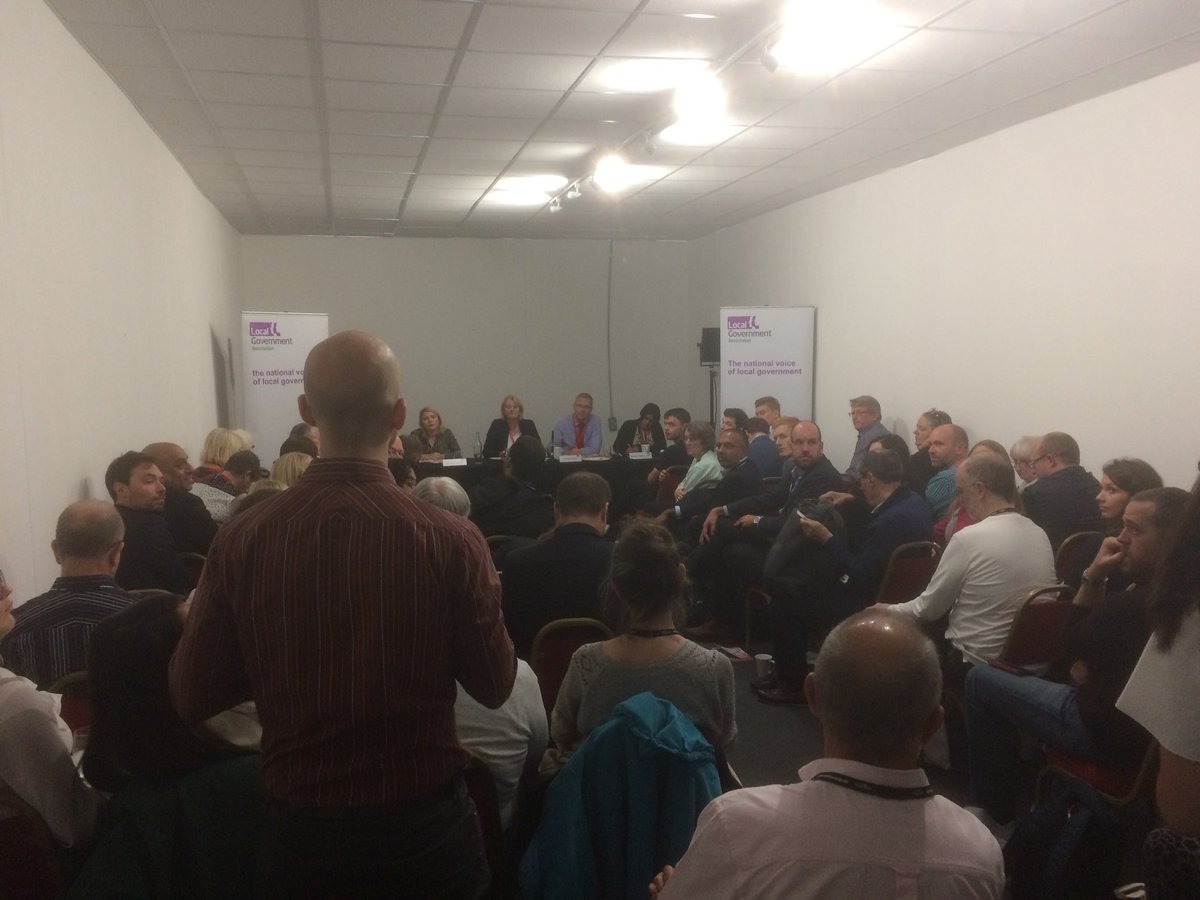 LGAcomms's tweet image. We’re onto questions from @LGA_Labour Cllrs. Key points being made include need for devolution, examples of increased costs, issues on data collection, fair funding, and reform of adults and children’s social care #LabConf18