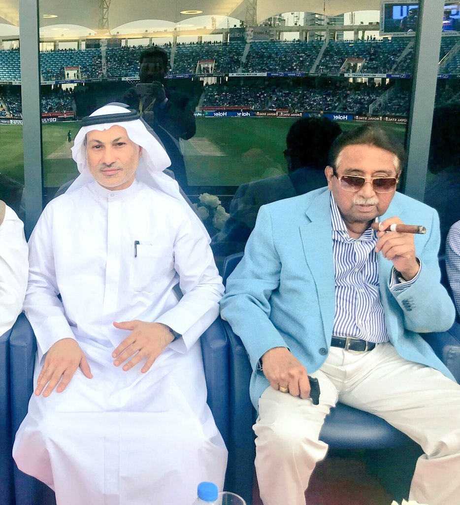 Majid_Agha's tweet image. President #Zardari, PMs #Gilani, #PervezAshraf, #NawazSharif &amp;amp; #ShahidKhaqan are facing cases &amp;amp; appearing in Courts in #Pakistan. Coward Dictator General #PervezMusharraf ran away from Pakistan on medical grounds, enjoying Cigar and Cricket match in #Dubai.