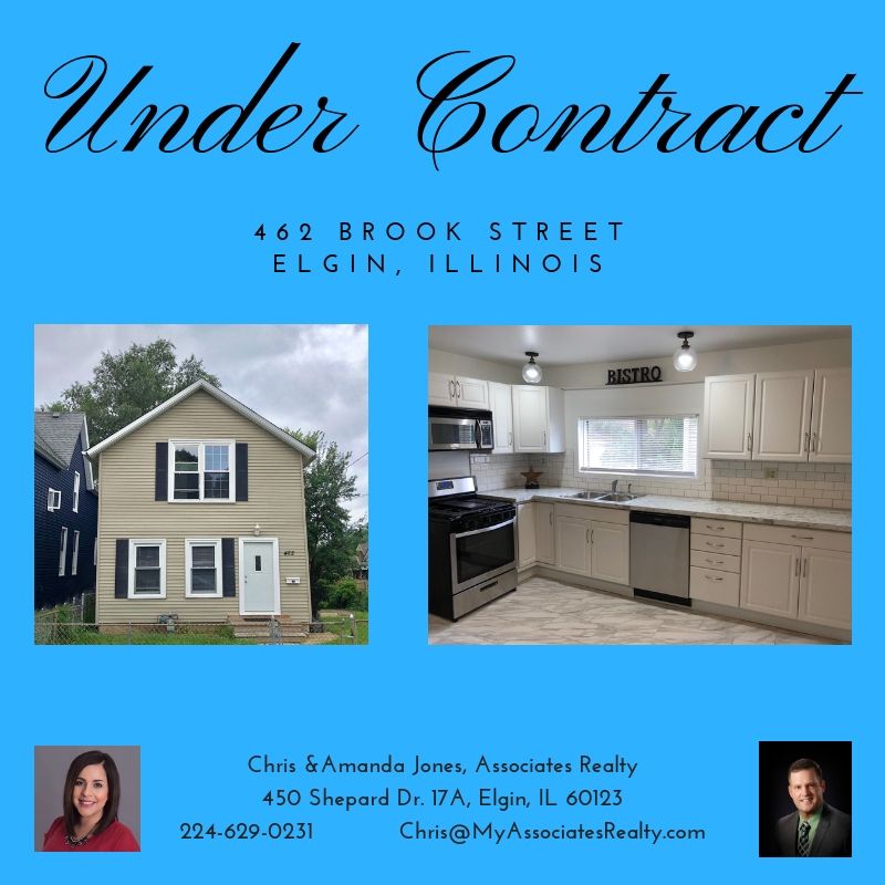JonesSoldAgain's tweet photo. #UnderContract in #ElginIL.  Getting #RESULTS for my #Clients!  Thinking of #Selling? Now may be the right time.  Contact Chris Jones at #AssociatesRealty, #Elgin, for More info - 224.629.0231 https://t.co/Q2LjqKRut5