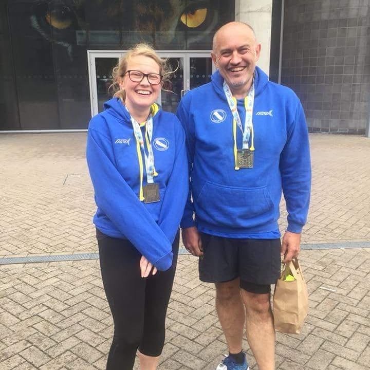 dc460's tweet photo. Running my first marathon @thehullmarathon today the aches are there, but the pride is greater. My wonderful co-pilot and I did it, supported by our fantastic club 🏃‍♂️🏃‍♀️🥇👏👏 https://t.co/pmZaA6bE0c