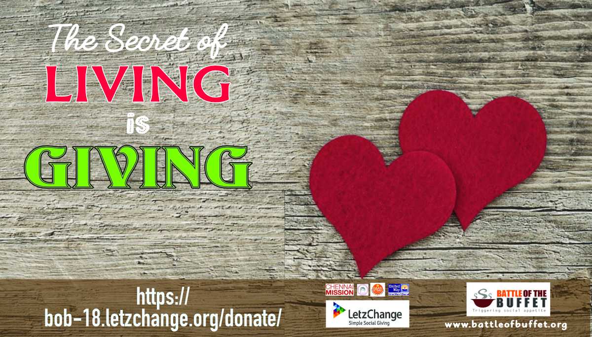 BattleotBuffet's tweet photo. Focusing on the needs of others has a way of motivating you to do more than you thought possible.
Donate to BoB2018 and the nearly 100 charities supported by us by donating online at 
https://t.co/S6Xmk4pu6e
No donation is a small donation. @Letz_Change #CrowdFund @TonyRobbins https://t.co/CjFP0VA9HP