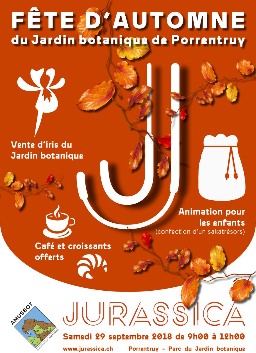 Ce samedi matin, ne manquez pas notre traditionnelle fête d'automne !
jurassica.ch/fr/Infos-prati…