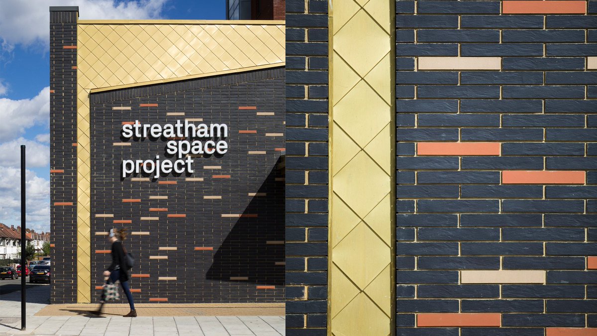 BricksUK's tweet image. STREATHAM SPACE PROJECT - @MDR_Associates
Clad in a striking facade of linear brickwork, the Streatham Space Project is a new 120-seat theatre and arts centre in south London. More in this week&apos;s Brick Bulletin: bit.ly/2IfIO5z #Brick #BrickBulletin #UKBrick #Architecture