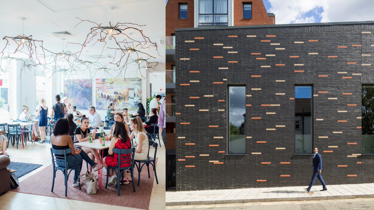 BricksUK's tweet image. STREATHAM SPACE PROJECT - @MDR_Associates
Clad in a striking facade of linear brickwork, the Streatham Space Project is a new 120-seat theatre and arts centre in south London. More in this week&apos;s Brick Bulletin: bit.ly/2IfIO5z #Brick #BrickBulletin #UKBrick #Architecture