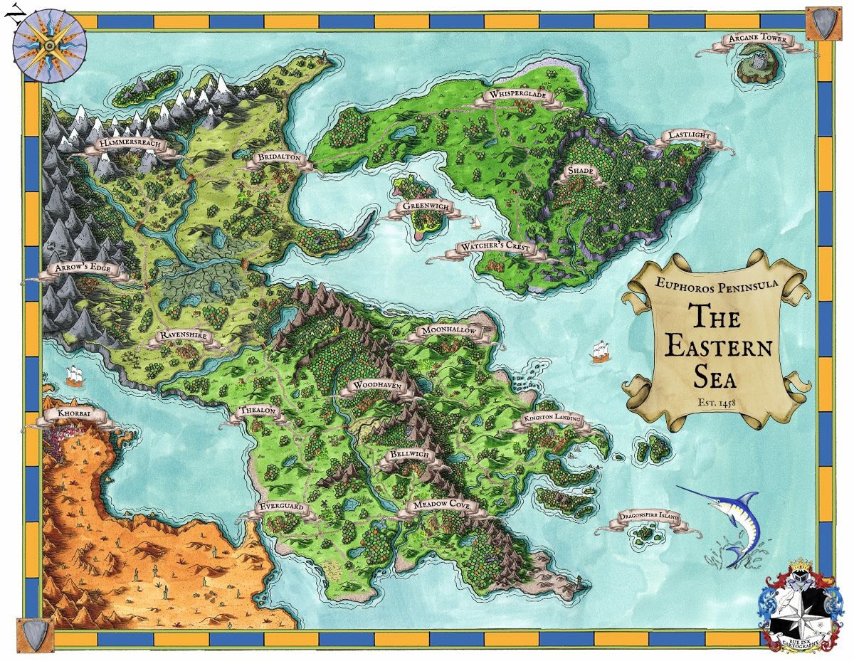 Arcane adventures map