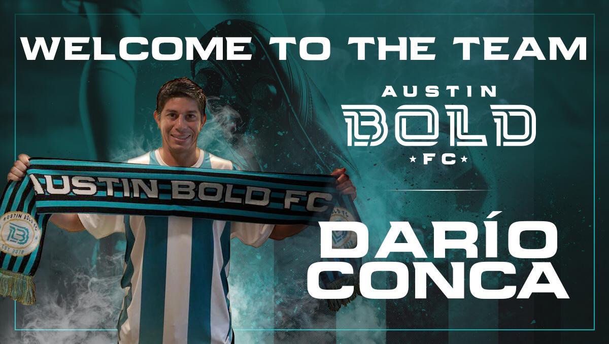 VersusEsporte's tweet photo. Austin Bold (Estados Unidos) anunciou a contratação do meia argentino Dario Conca, de 35 anos ex-Flamengo e Shanghai SIPG (China). #AustinBold #DarioConca https://t.co/ghjlebJmdQ