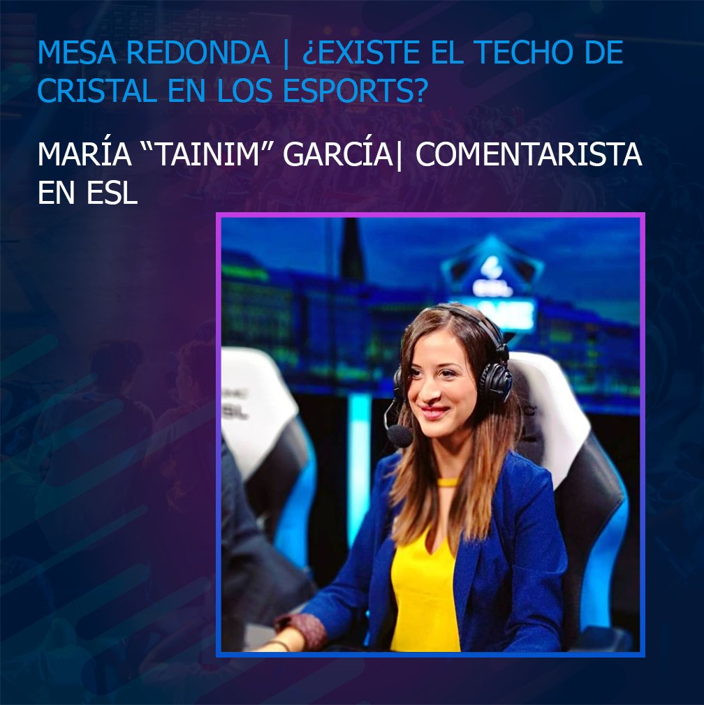 avepe_esports's tweet photo. ESPORTS DAY | GAMING EN FEMENINO

@TainimLaFuria nos dará su visión en la mesa redonda sobre si "¿Existe el techo de cristal en los esports?" https://t.co/DnLromjAVt