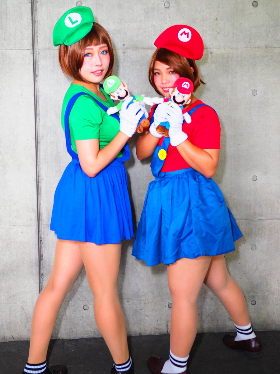 成為 東京ゲームショウ2日目 コスプレイヤー かなた Kntn C さん マリオ じぜる Giselle Cos さん ルイージ キャラクター マリオブラザーズ マリオ ルイージ あまりに素敵だったので 二人一緒のも かなた じぜる コスプレ 東京ゲーム