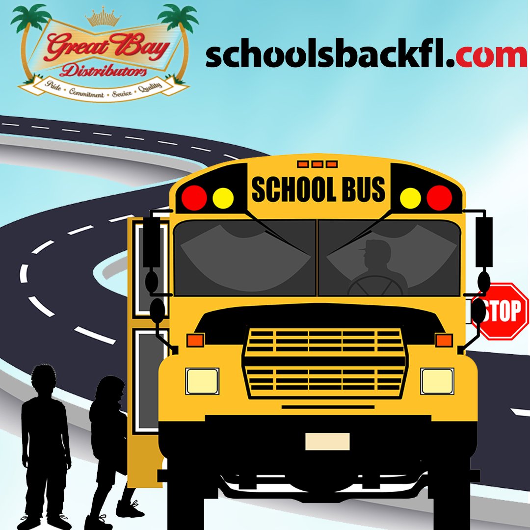 School's back! DRIVE SAFELY!
A friendly reminder to our community from our friends at Great Bay Distributors! we must all do our part to make sure children stay safe on their way to and from school now that school is back🛑Take a moment to visit Schoolsbackfl.com