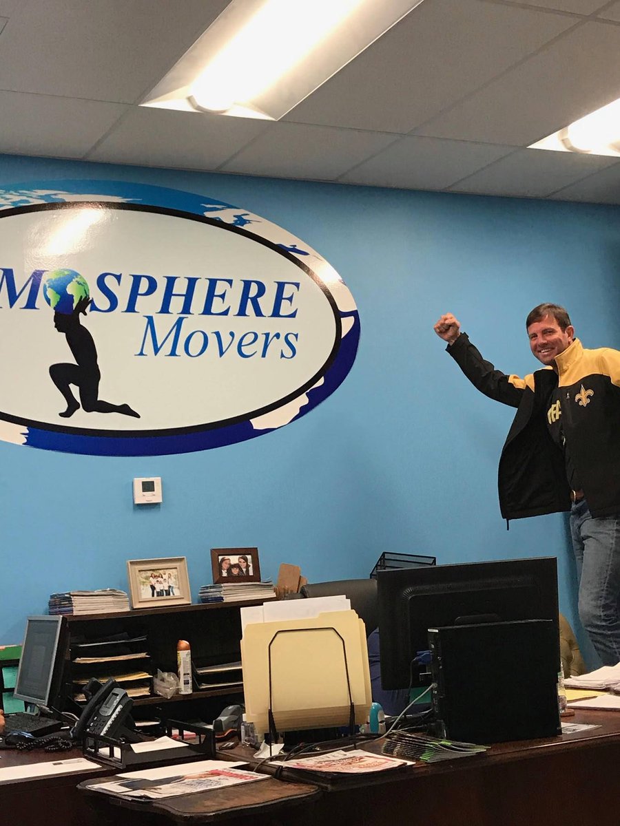 AtmosphereMover's tweet photo. One way to make a Monday morning great is to kick it off with a Saints win on Sunday! Anyone else still happy about the win yesterday? 🏈 https://t.co/FCRxKcHiS1