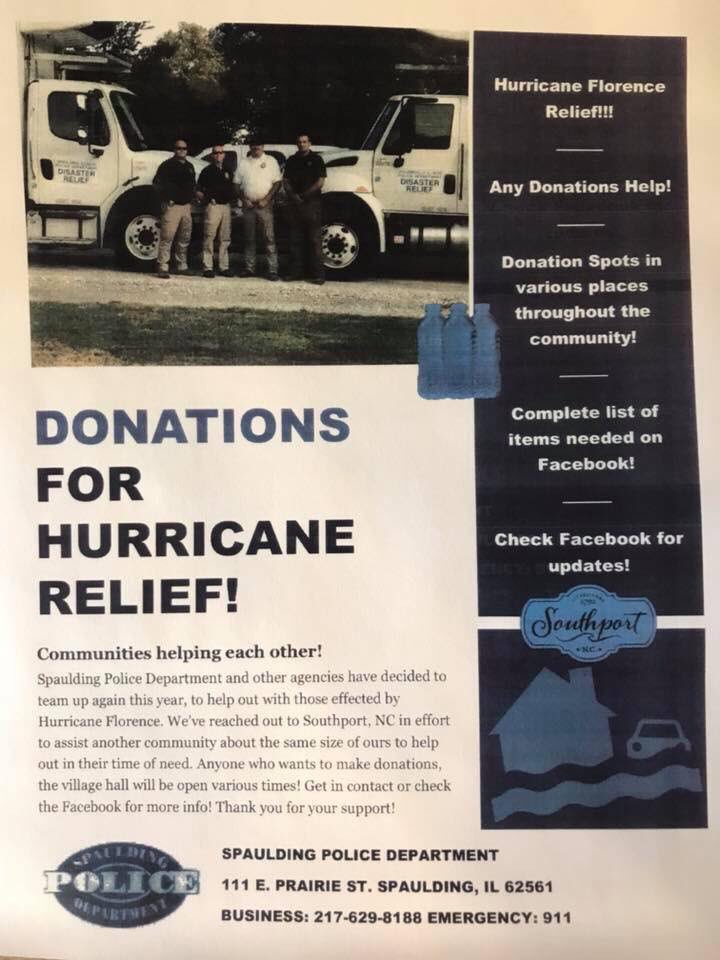 tsummer13's tweet image. At this time anyone who is wanting to make donations, you may drop them of at Spaulding village hall during the hours of 10am-2pm on Monday, Wednesday and Friday’s.