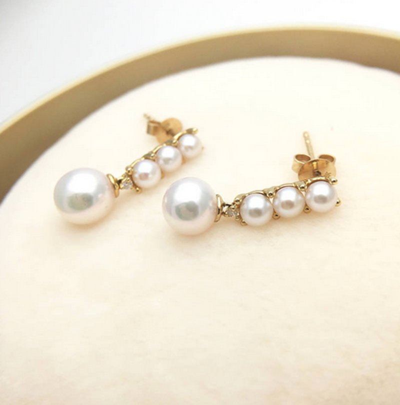 The perfect luxurious complement to sparkle with your every gesture and move. noblag.com/us/18k-yellow-…
  #earrings #goldjewelry #pearljewelry #Akoyapearls #Noblag