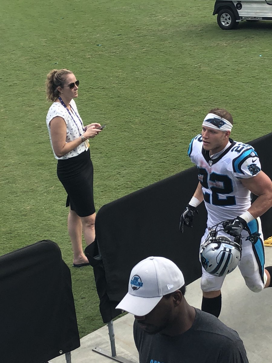 CornishinKinder's tweet image. A few pics from the game! #row1 @CameronNewton @Panthers