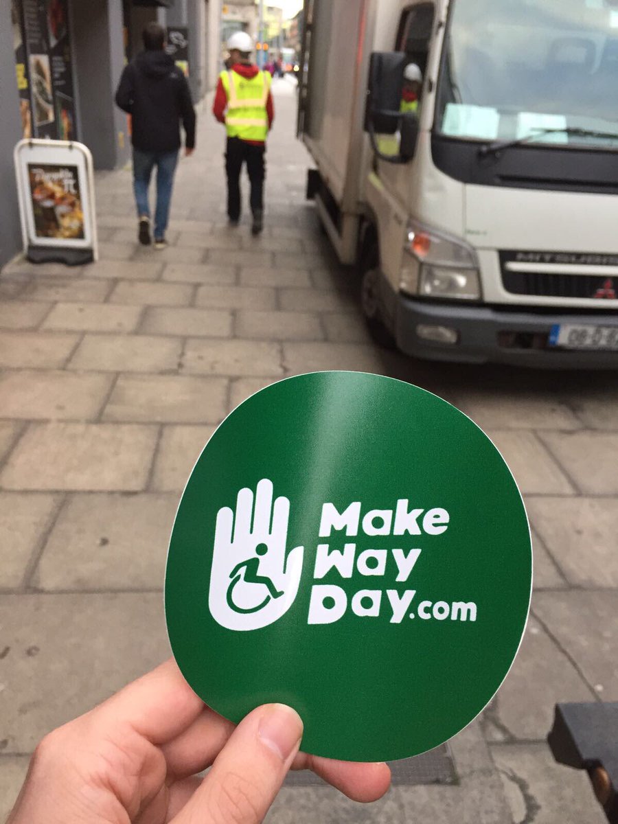 dlrcc's tweet photo. We are delighted to be taking part in the first ever national #MakeWayDay this Sept. 26th.
#MakeWayDay is a national initiative asking the public to make way for people with disabilities and stop putting barriers in their way!
Coming to a street where you live #MakeWayDLR https://t.co/hBrwivvCf5