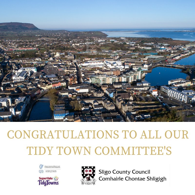 Well done to Sligo,Bunninadden,Coolaney, Tubbercurry,Riverstown and Ballintogher Tidy Towns Committee's at the Tidy Town Awards today #TidyTowns