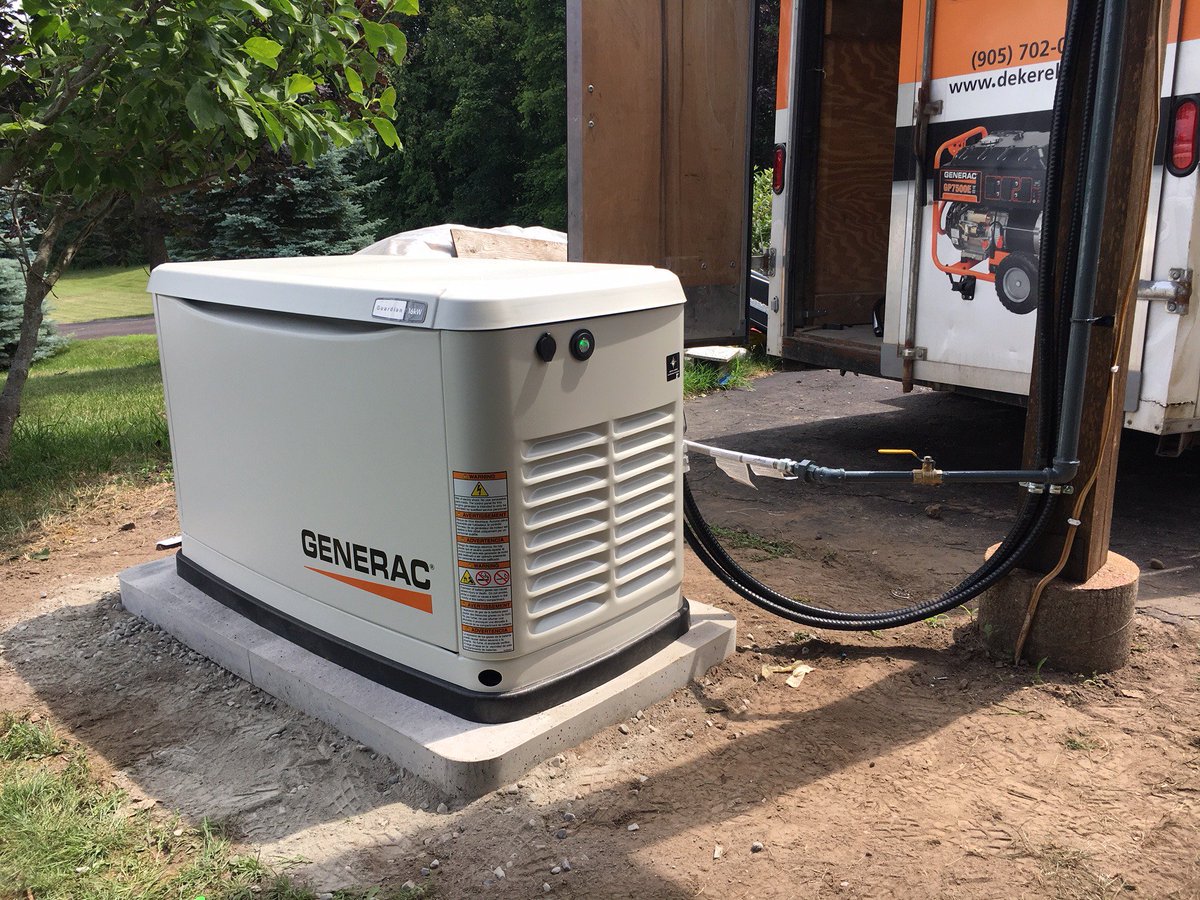 The weather sure is unpredictable!  A generator can help you smooth that out!