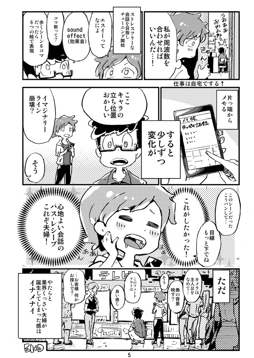 ↓2P目の扉絵だけ除いたもの.(4Pまでしかアップできなかったので)
#結婚生活
#漫画
#エッセイマンガ 