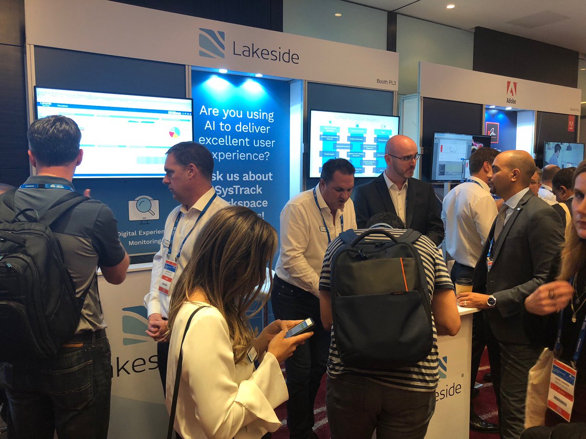 JacquelineTait3's tweet photo. Some great conversations being had by some of the #lakesidesoftware team at #GartnerDWS https://t.co/iIJMrcZ7Ap