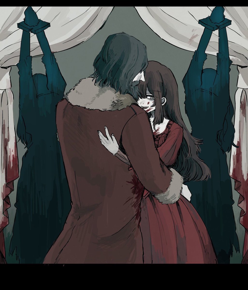 「流された血は、宵闇に流される血で贖うものさ! 」左藤うずらのイラスト