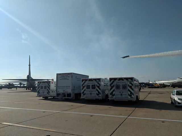 Thank you to all our VBEMS members who staffed this year's NAS Oceana Air Show! Photo Credit: Paramedic Gramkowski