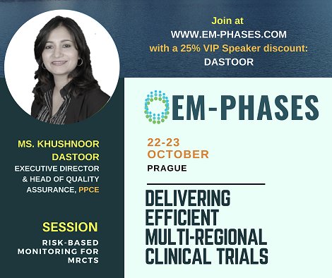 PPCEWorld's tweet photo. Implementing RBM for the first time - what to be mindful of? Come watch the debate at #EM-Phases.
#PPCE #DataManagement #Biostatistics #MedicalWriting #ClinicalResearch #RBM https://t.co/Pgf1bOp6Ai