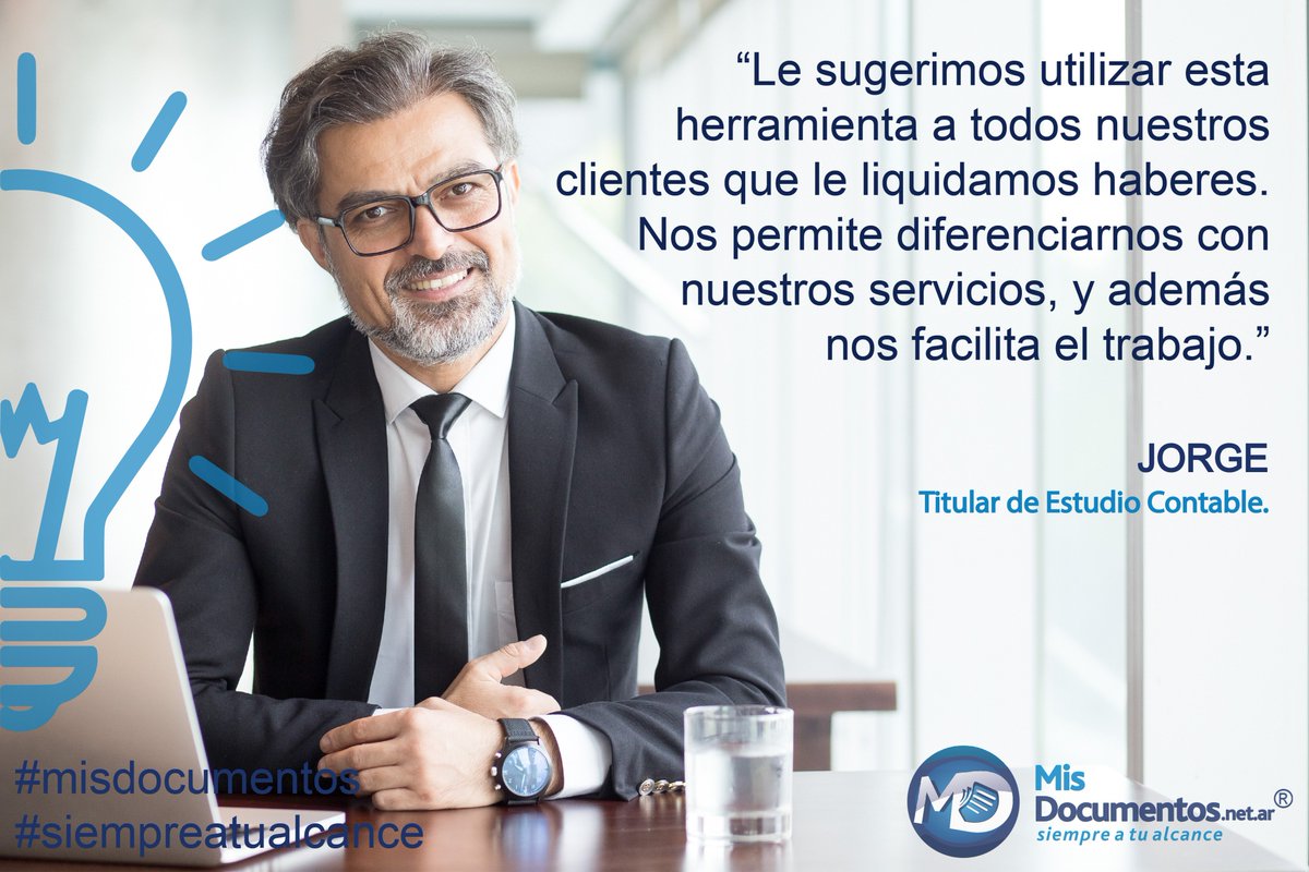 MDmisdocumentos's tweet image. Contactanos y conocé como trabajamos! 
No te olvides que el primer mes es gratis!!! 
La próxima opinión puede ser tuya...
misdocumentos.net.ar
#misdocumentos #siempreatualcance