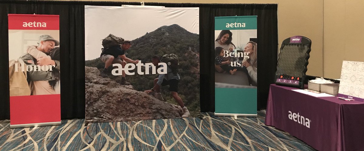 mariarucci's tweet photo. @Aetna is a proud sponsor of @MICOrlando.  Stop by and say hi.  #MICOrlando #AetnaCares https://t.co/YyLPAulOIT