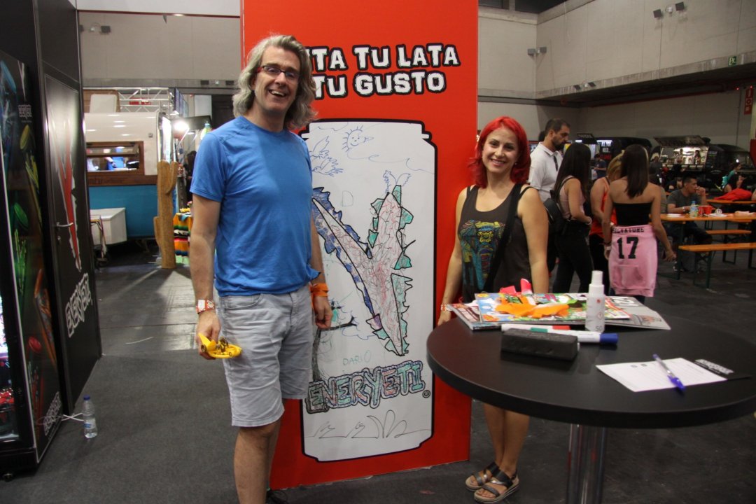 Eneryeti_es's tweet photo. Encantados de haber estado en @Heroes_ComicCon Madrid 2018. Agradecemos a todas las personas que han realizado su aportación sobre nuestra lata de Eneryeti.
#Eneryeti #bebida #energética #drink #energydrink
#HéroesComicCon #ComicConMadrid https://t.co/zZgaXkG04L