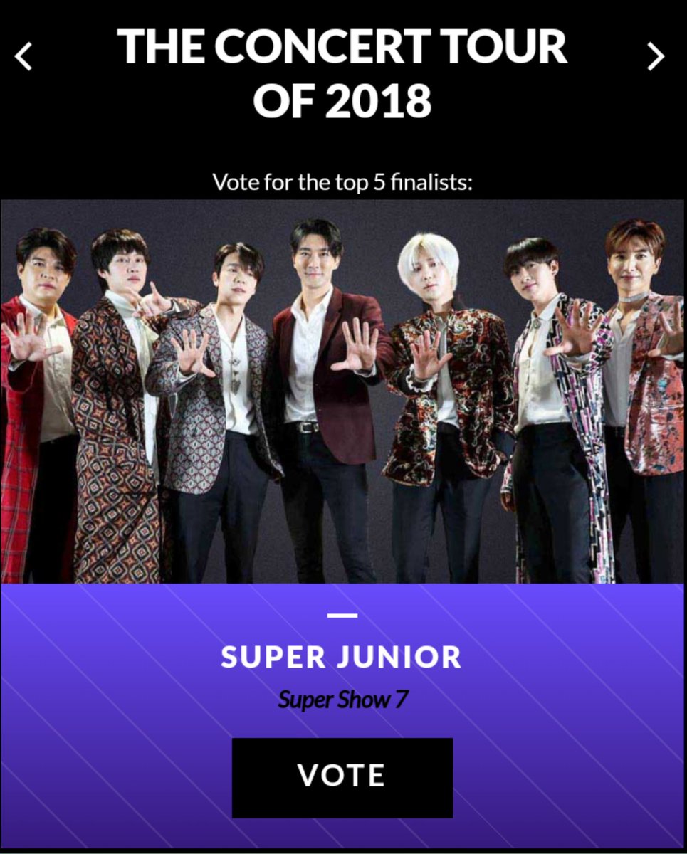 SujuEgypt's tweet photo. |PEOPLE'S CHOICE AWARDS 2018| ๐ข
Let's vote together ELF ๐๐ช
(1) Account can vote 25 times each category!!!
The Group Of 2018
(https://t.co/vkoK9k71Dy)
โข The Concert Tour 2018
(https://t.co/yXKjvFkqbT)
#ELFVotingParty @SJofficial https://t.co/7hItpxA9NT