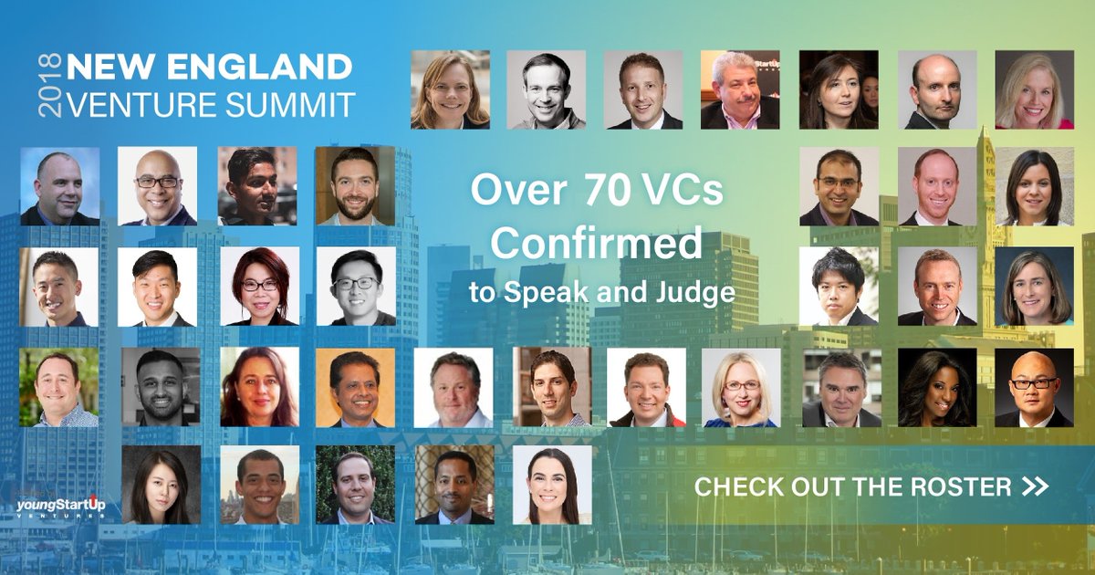 Connect with over 70 VCs and Angels at the #NewEnglandVentureSummit on December 12th! 10% off Early Bird Rates code: 20MMVIP  bit.ly/2o6XESF #NEVS18