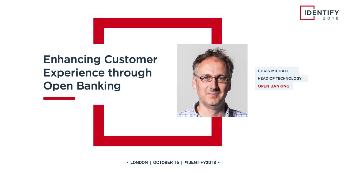 pingidentity's tweet photo. Join us at #IDENTIFY2018 London on 16 Oct to hear from @UKOpenBanking Head of Technology @cjemichael give an update on the V3 standard & share a bit of background on the #PingDirectory implementation on which the trusted register is successfully running. https://t.co/1EGp6b6lFD https://t.co/VrLfk8WHxc