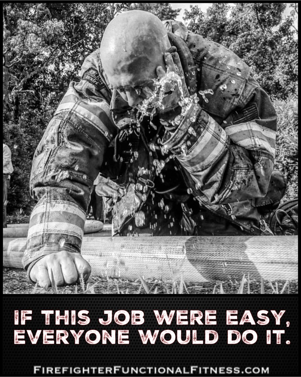 FirefighterFFit's tweet photo. “If this job were easy, everyone would do it.”

https://t.co/9WF5pCOyBM 

📷 John Spink https://t.co/OyKG90H4t9
