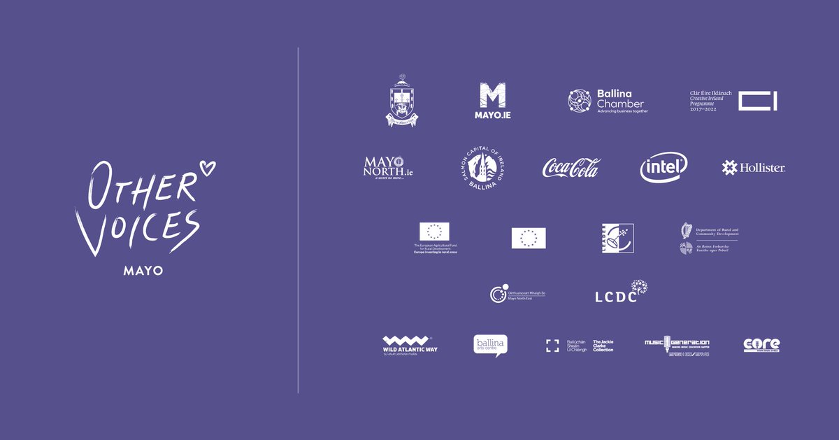 Delighted to share our full timetable for Other Voices Ballina! 💫 
Screenshot the image below or pick up a print copy from Wednesday at the Other Voices Hub, O'Rahilly Street, Ballina.