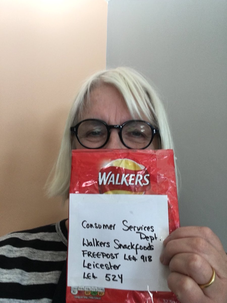 Jessica_Toast's tweet photo. @walkers_crisps 7 years is too long to wait to be plastic free. Do better. #packitinwalkers #plasticfree https://t.co/XMKg9yalIo