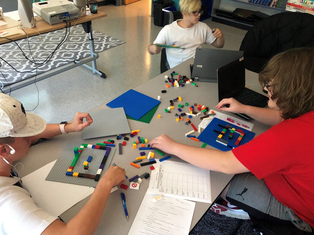 QRS_History's tweet photo. Our US/VA History students playing "Would You Survive Jamestown?" They made some tough decisions and built some amazing model forts - which included watchtowers! Everyone survived! @FcpsSocial @QuanderRoad @FCPSR3 #ThinkSocalStudies #FlexibleSeating https://t.co/UVIrcXNDwN