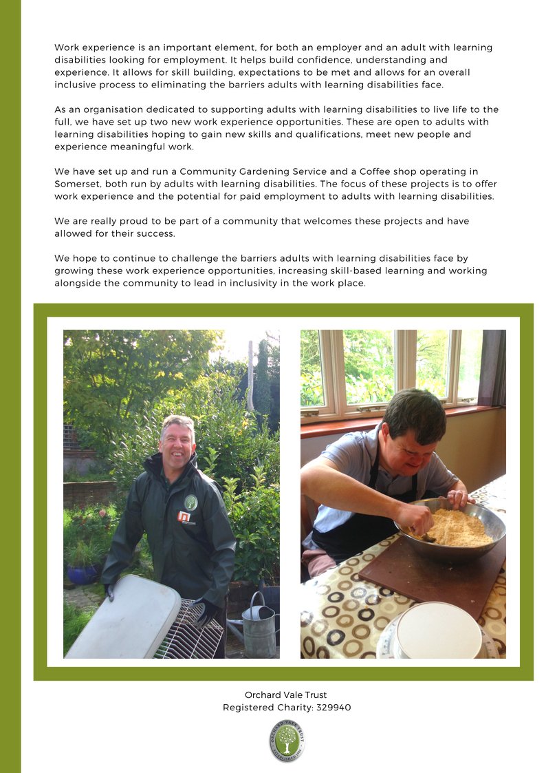 Check out our first Inclusion Week article at orchardvaletrust.org.uk
It's all about employment and learning disability inclusion #inclusionweek #MondayMotivations