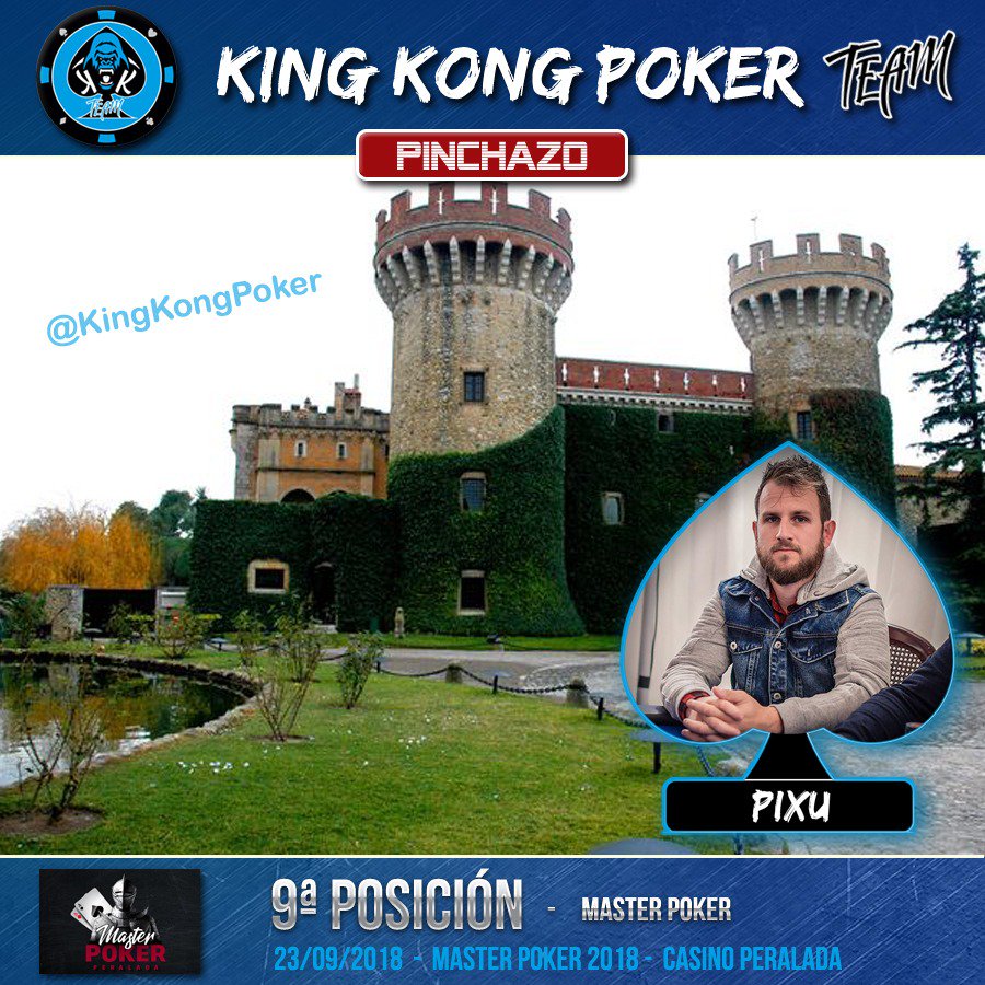 KingKongPoker's tweet photo. 📌📡PINCHAZO #KingKongLive #MasterPoker en @CasinoPeralada
Nuestro #Kinkon 🦍@Andreupineda1 consigue la 9ª posición🎯 en la etapa de ayer, gran torneo y buen resultado crack💪💪💪

Visita nuestra sección en la web
👉 https://t.co/dxfGImqM1G   

Enhorabuena🎉🎊
GG👏👏#KKompañeros https://t.co/Uax6gb4WvD